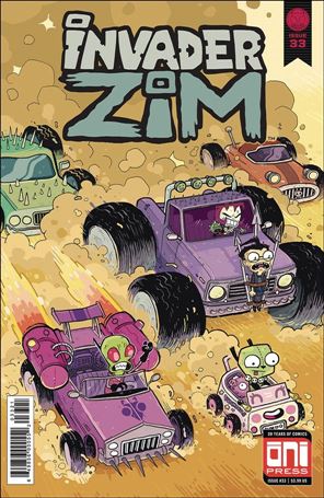 Invader Zim issue 33-B Tait Howard Cover