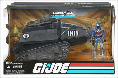 G.I. Joe 25th Anniversary Vehicles figure 2 Cobra H.I.S.S. (with HISS Commander)