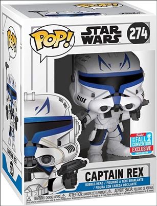 POP! Star Wars figure 274-B Captain Rex Fall Convention Exclusive