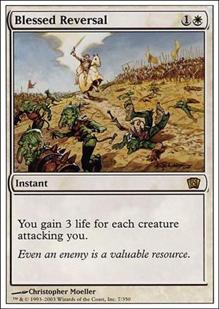 Magic the Gathering: 8th Edition (Base Set) card 7 Blessed Reversal
