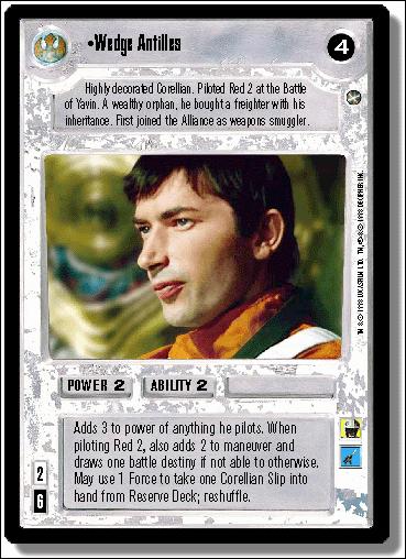 Star Wars: A New Hope Limited (Base Set) card 105 Wedge Antilles