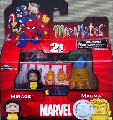 Marvel Minimates (Exclusives) figure 91 Mirage and Magma