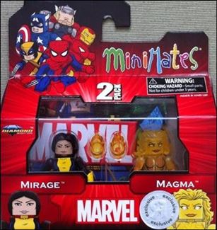 Marvel Minimates (Exclusives) figure 91 Mirage and Magma