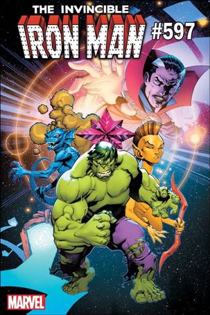 Invincible Iron Man (2017) issue 597-B Chris Stevens Hulk Cover