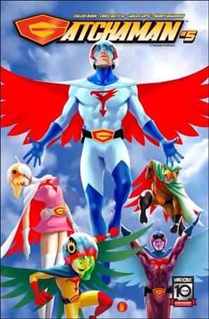 Gatchaman issue 5 Inaki Miranda Cover
