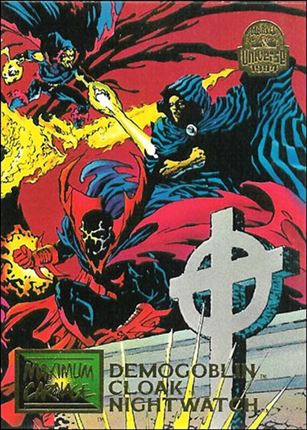 Marvel Universe: Series 5 (Base Set) card 21 Demogoblin, Cloak and Nightwatch