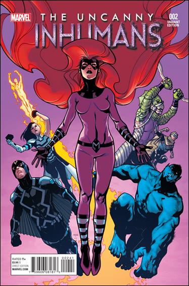 Uncanny Inhumans issue 2-C Mahmud Asrar 1:25 Cover