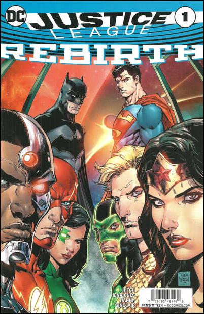 Justice League: Rebirth issue 1-D Tony Daniel Special Edition Cover