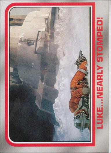 Star Wars Heritage  (Base Set) card 31 Luke...Nearly Stomped!