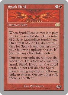 Magic the Gathering: Unglued (Base Set) card 51 Spark Fiend
