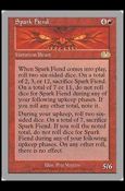 Magic the Gathering: Unglued (Base Set) card 51 Spark Fiend