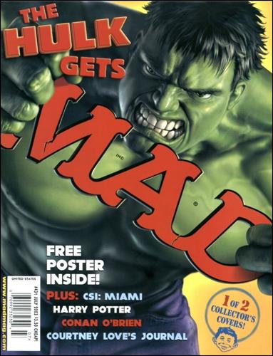MAD (1955) issue 431 The Hulk Gets MAD Cover