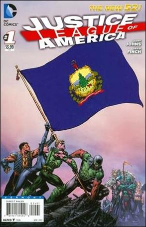 Justice League of America (2013)  issue 1-NU Vermont State Flag Cover
