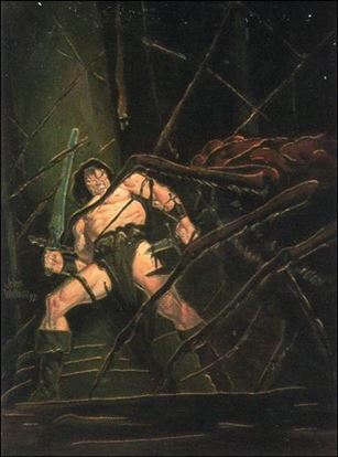 Conan III (Base Set) card 37 Savage Sword #209
