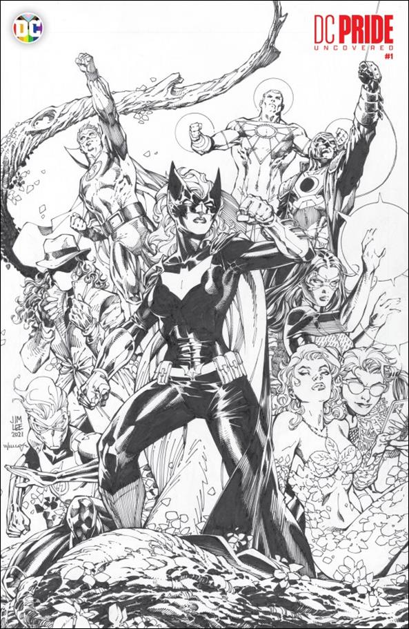 DC Pride: Uncovered issue 1-G Jim Lee 1:50 Black and White Cardstock Cover