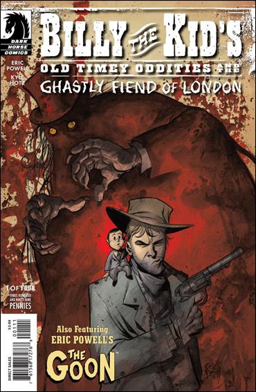 Billy the Kid’s Old Timey Oddities and the Ghastly Fiend of London issue 1 Eric Powell Cover
