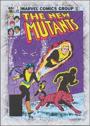 Marvel Beginnings: Series 3 (Breakthrough Issues Comic Cover Subset) card B-111 The New Mutants #1