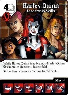 DC Comics Dice Masters World's Finest card 50 Harley Quinn: Leadership Skills 