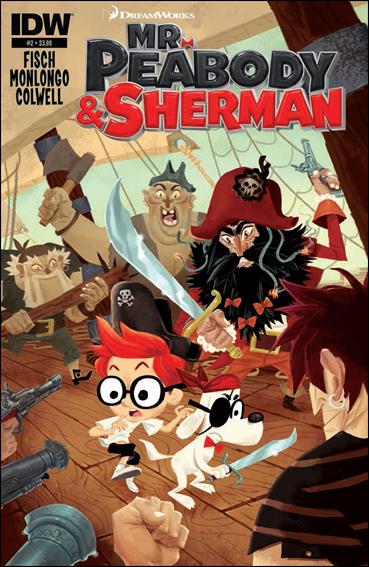 Mr. Peabody & Sherman issue 2 Jorge Monlongo Cover