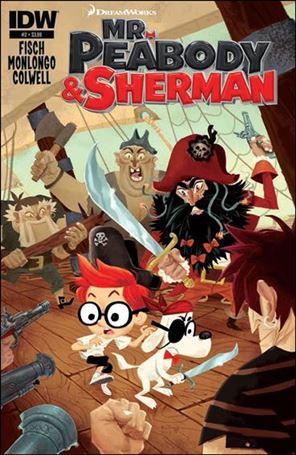 Mr. Peabody & Sherman issue 2 Jorge Monlongo Cover
