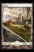 Magic The Gathering: Zendikar (Base Set) card 233 Full Art Land (Plains)