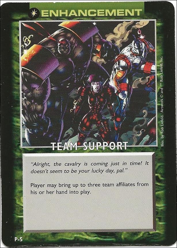 Youngblood PowerCardz (Promo) card P-5 Team Support