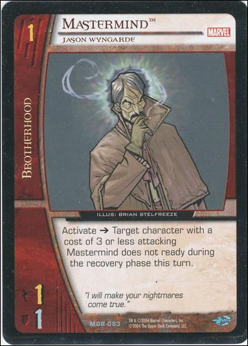 Marvel Origins: VS System (Base Set) card MOR-083-B Mastermind