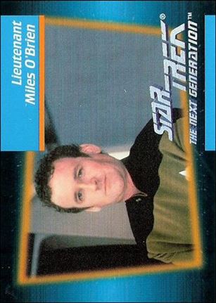 Star Trek: The Next Generation - Inaugural Edition (Base Set) card 13 Lieutenant Miles O’Brien