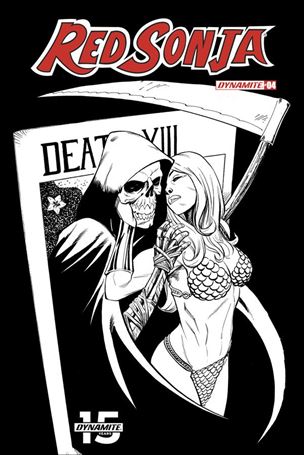 Red Sonja (2019) issue 4-J Bob Q 1:50 Black & White Cover