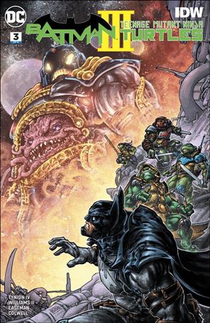 Batman/Teenage Mutant Ninja Turtles III issue 3 Freddie Williams II Cover