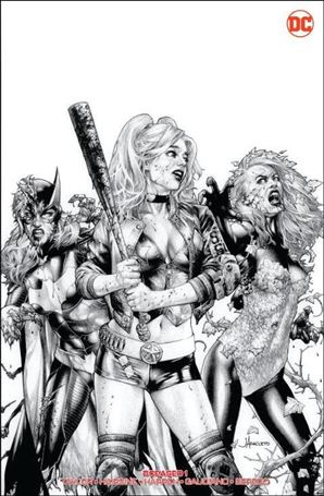 DCeased issue 1-TC Jay Anacleto Unknown Comics B&W Cover