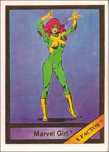 Marvel Universe (Base Set) card 2 Marvel Girl