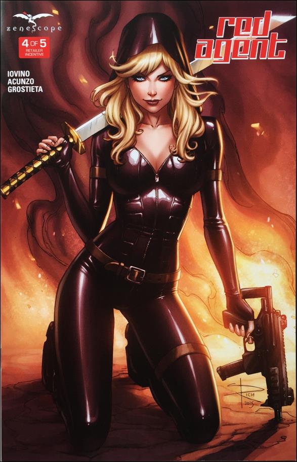 Red Agent issue 4-E Sabine Rich Retailer Incentive Cover