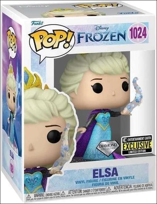 POP! Disney figure 1024-B Elsa (Diamond) Entertainment Earth Exclusive