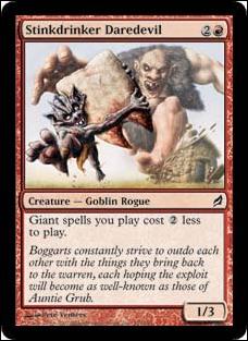 Magic the Gathering: Lorwyn (Base Set) card 191 Stinkdrinker Daredevil