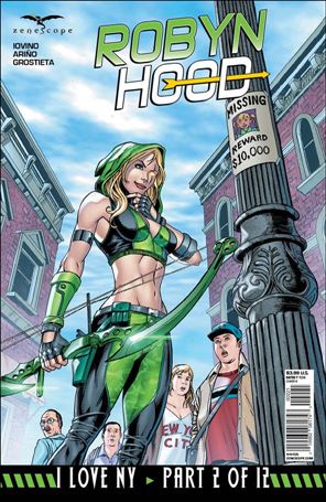 Robyn Hood: I Love NY issue 2-B Alfredo Reyes Cover