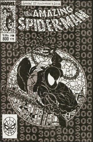 Amazing Spider-Man (1963) issue 800-WA Matthew DiMasi Shattered Comics B&W Cover