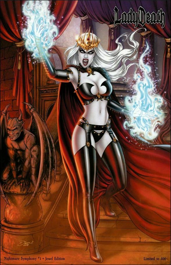 Lady Death: Nightmare Symphony (2018) issue 1-C Dawn Mcteigue Jewel Edition 1/500