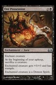 Magic the Gathering: Duel Decks: Divine vs. Demonic (Base Set) card 51 Oni Possession