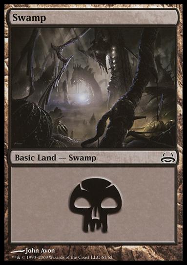 Magic the Gathering: Duel Decks: Divine vs. Demonic (Base Set) card 61 Swamp