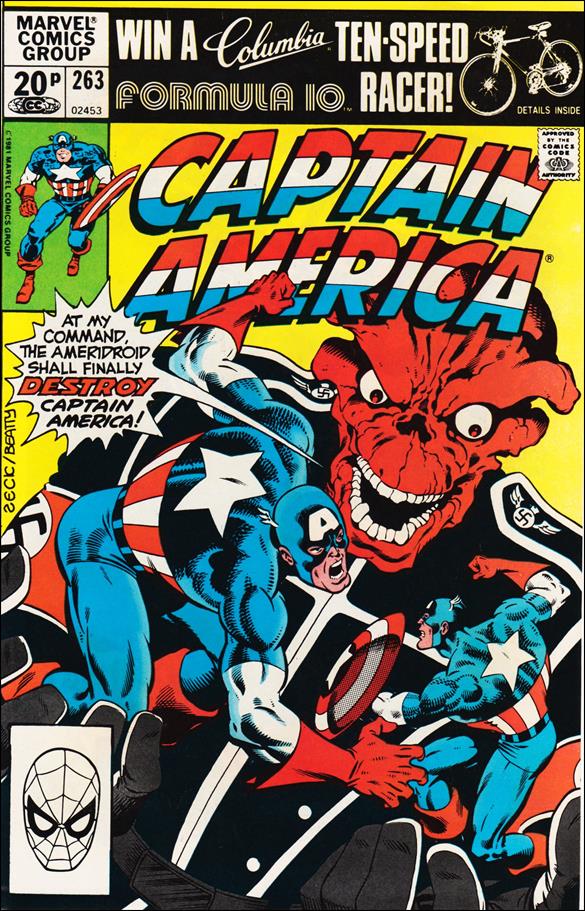 Captain America (1968) issue 263-B UK Price Cover
