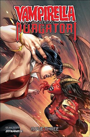 Vampirella vs Purgatori issue 3-B Carlo Pagulayan Cover