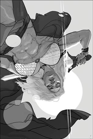 Killing Red Sonja issue 2-I Christian Ward 1:21 Virgin Greyscale Cover