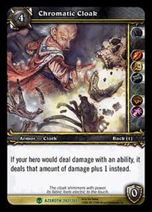 World of Warcraft: Heroes of Azeroth (Base Set) card 282 Chromatic Cloak