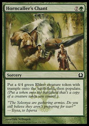 Magic the Gathering: Return to Ravnica (Base Set) card 128 Horncaller's Chant