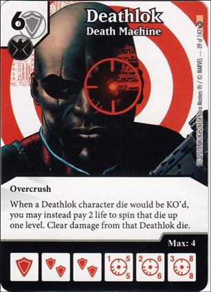 Marvel Dice Masters Civil War card 39 Deathlok: Death Machine
