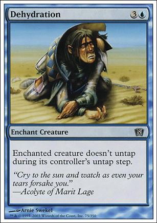 Magic the Gathering: 8th Edition (Base Set) card 75 Dehydration