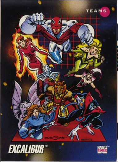Marvel Universe: Series 3 (Base Set) card 180 Excalibur