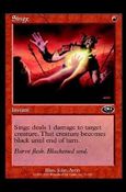Magic the Gathering: Planeshift (Base Set) card 71 Singe