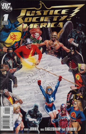 Justice Society of America (2007) issue 1 Alex Ross Cover